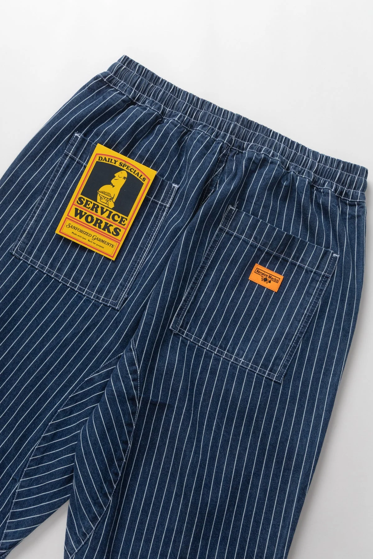 Service Works - Pinstripe Denim Chef Pants - Image 4