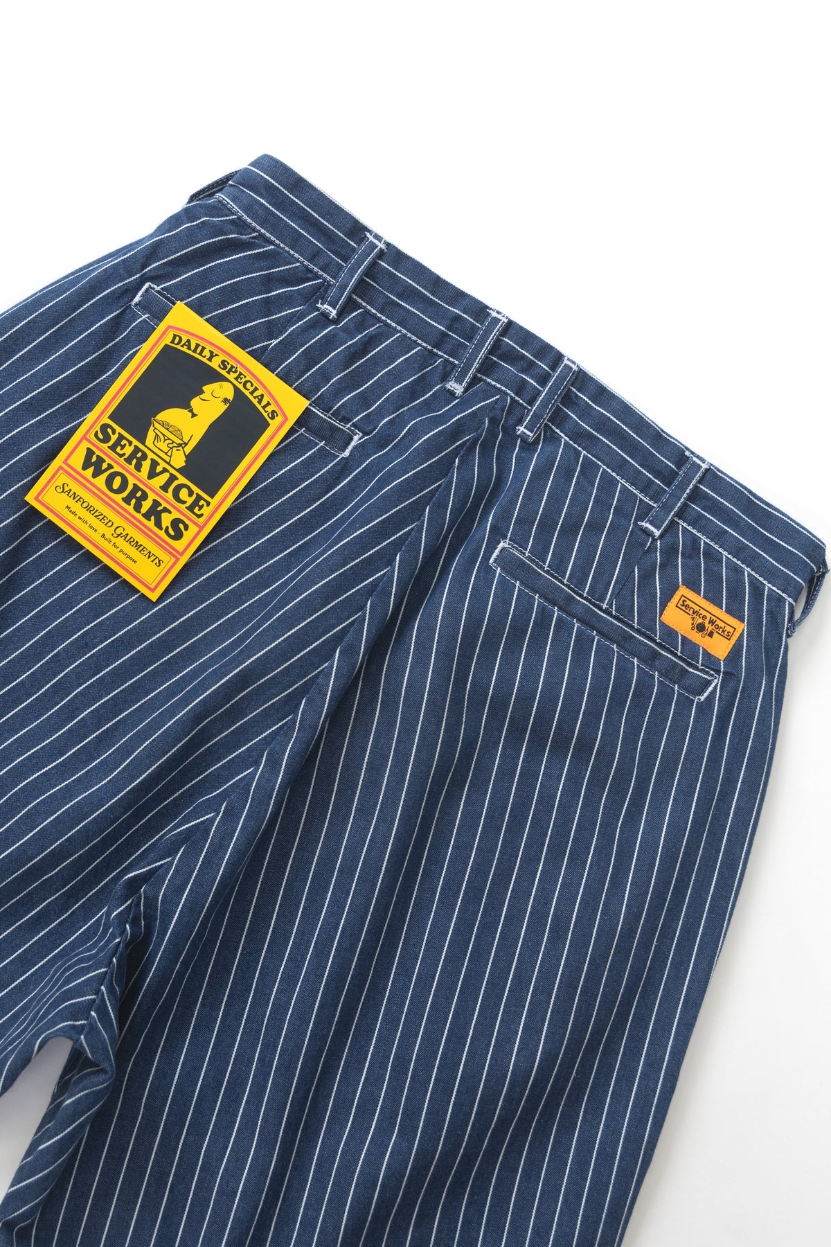 Service Works - Pinstripe Denim Part Timer Short - Image 3