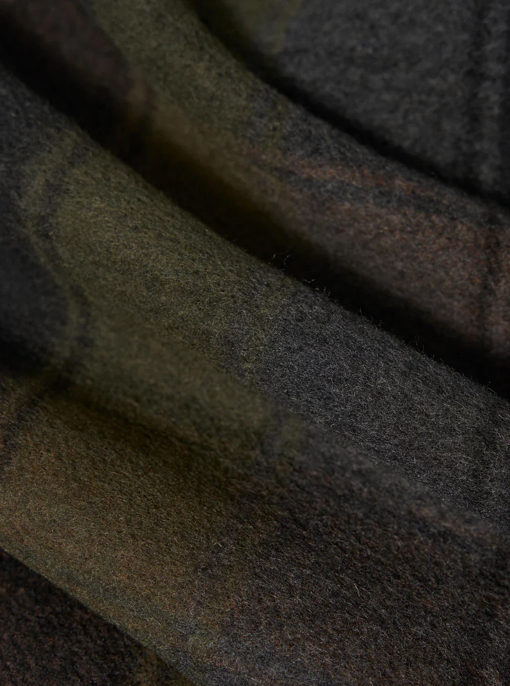 Universal Works - Berlin Wool Check Wayfarer Jacket in Black/Brown - Image 6