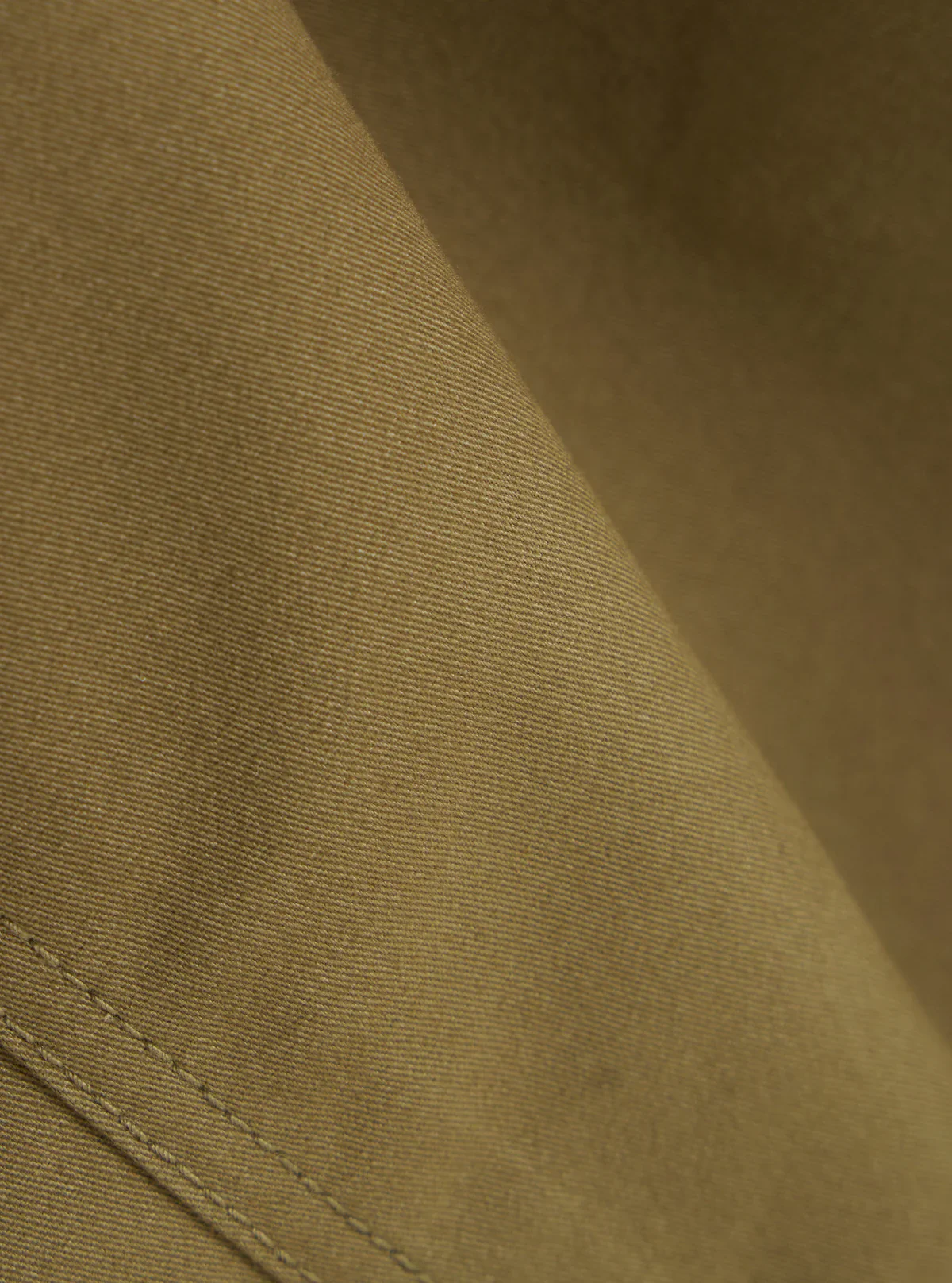 Universal Works - Brushed Polytech Merchant Jacket in Khaki - Image 6
