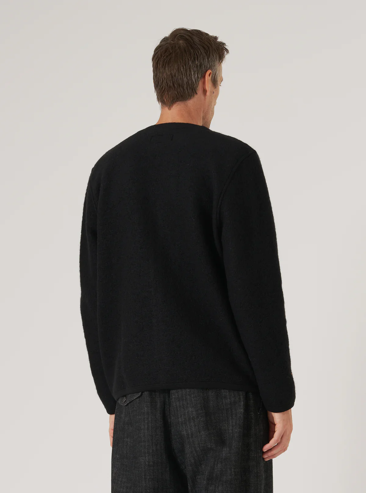 Universal Works - Cardigan in Black - Image 7