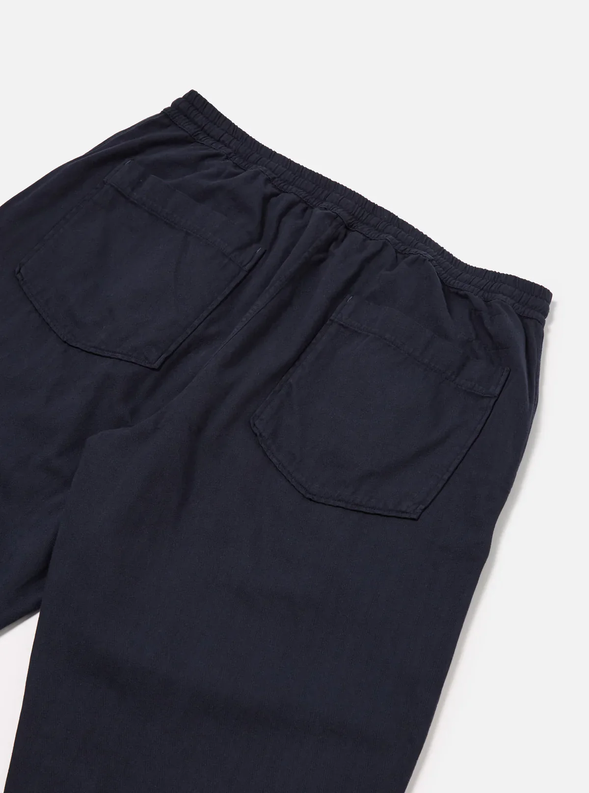 Universal Works - Hi Water Trouser in Dark Navy Herringbone Cotton - Image 4