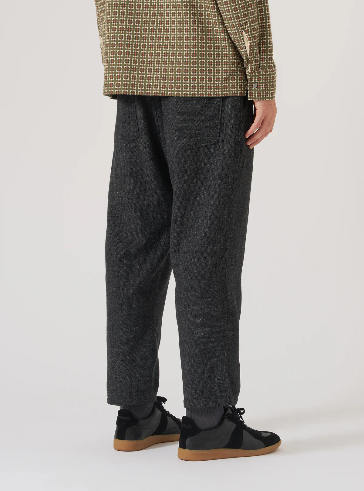 Universal Works - Hi Water Trouser in Grey Anders Wool Upcycled - Image 7