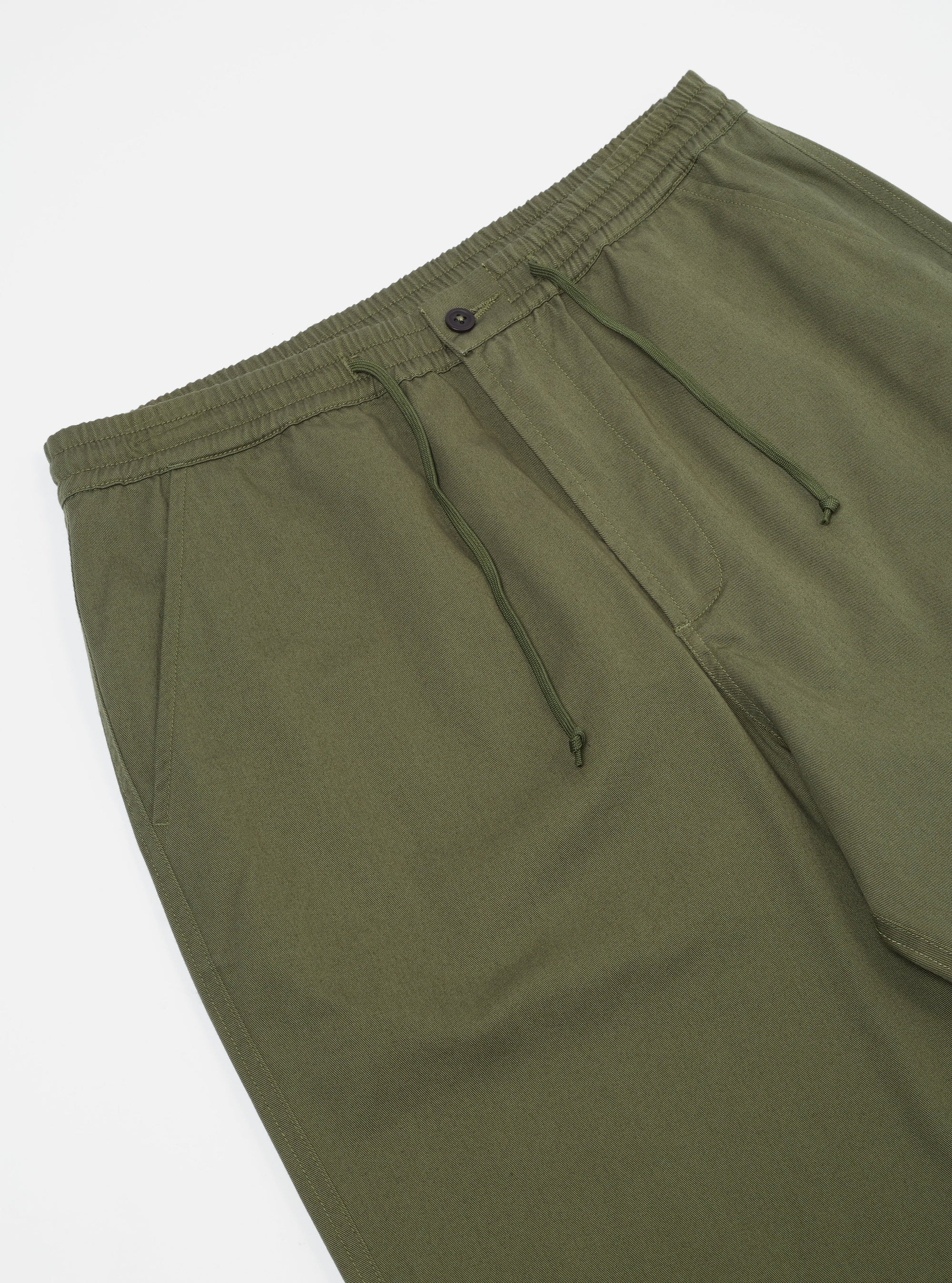Universal Works - Hi Water Trouser in Light Olive Twill - Image 3