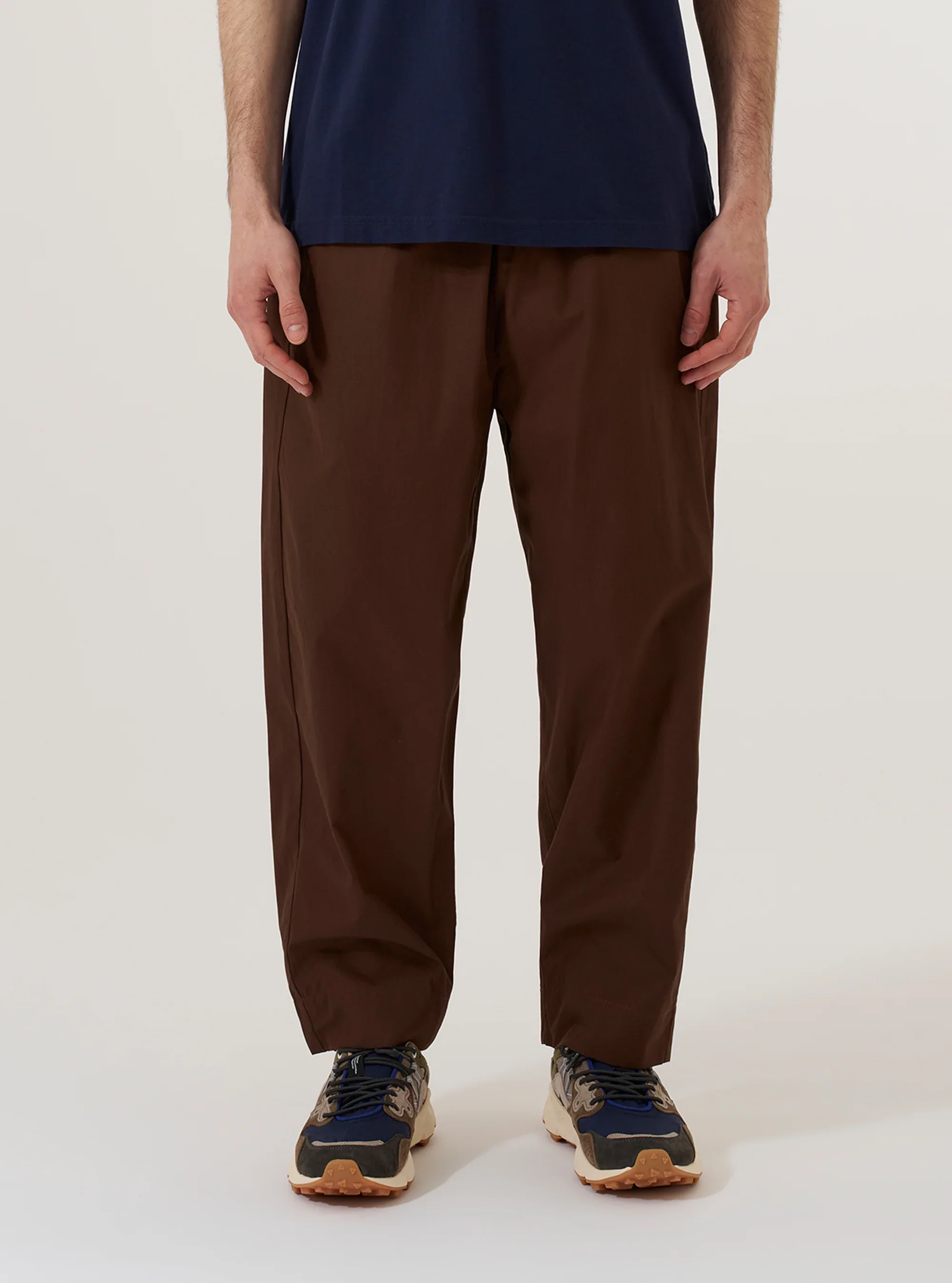 Universal Works - Judo Pant in Brown Peached Poplin - Image 4