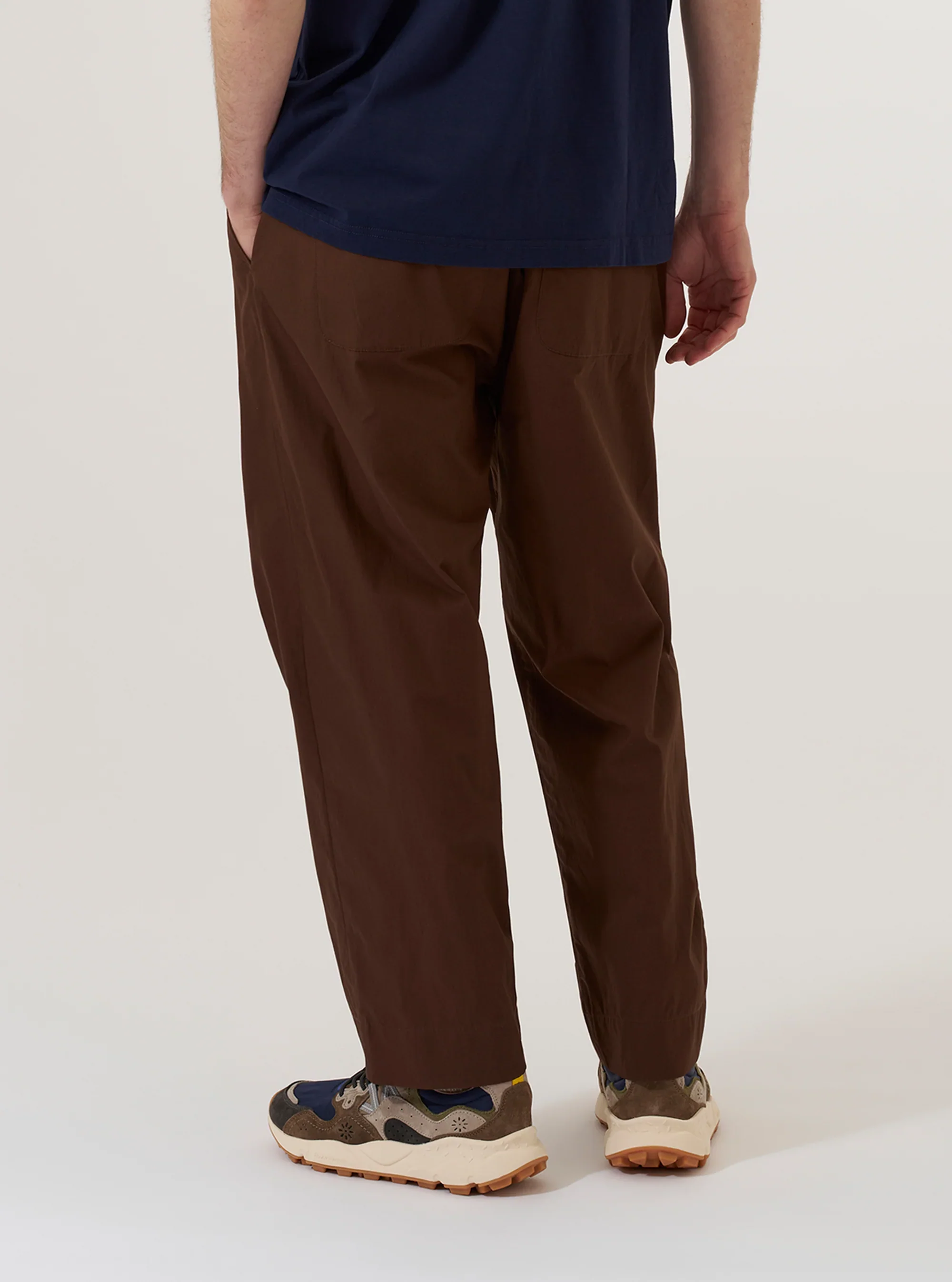 Universal Works - Judo Pant in Brown Peached Poplin - Image 5