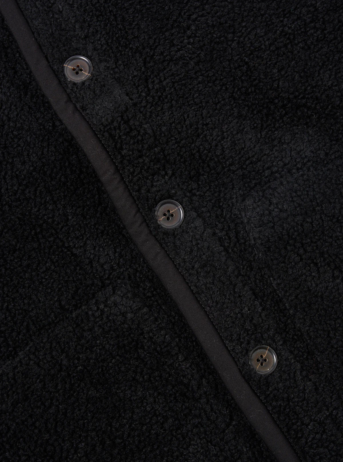 Universal Works- Lancaster Gillet in Black Montain Fleece - Image 4