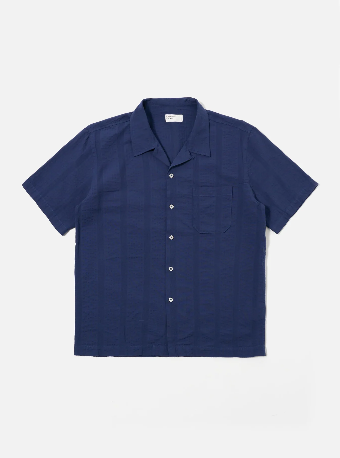 Universal Works - Road Shirt in Blue Maui Cotton