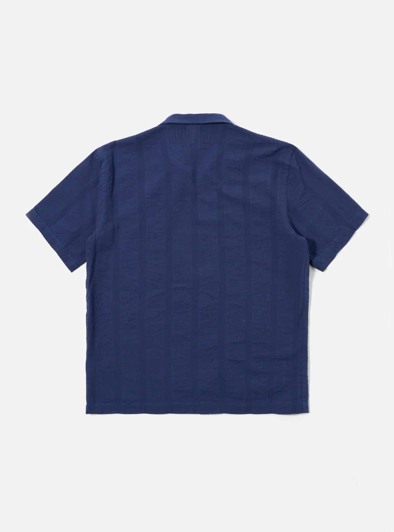 Universal Works - Road Shirt in Blue Maui Cotton - Image 2