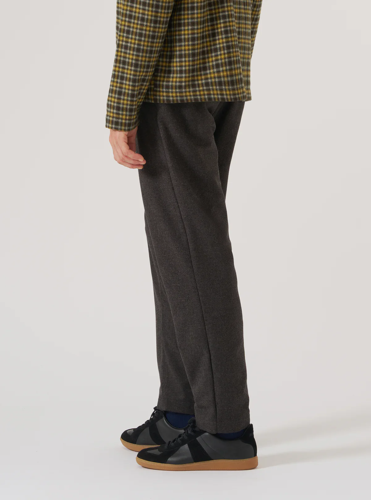 Universal Works - Military Chino in Brown Upcycled Italian Tweed - Image 8
