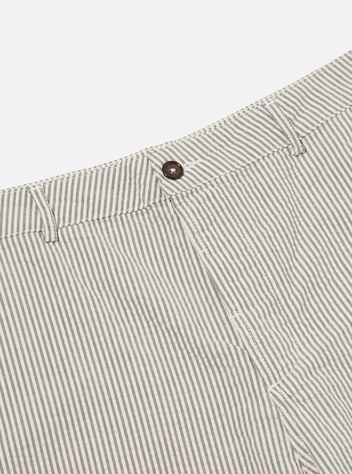 Universal Works - Military Chino in Grey Derby Stripe - Image 3