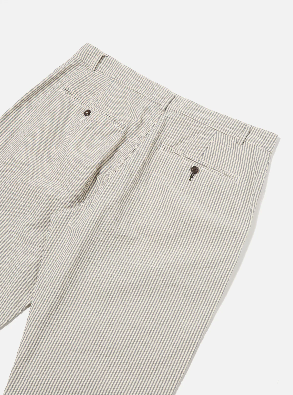 Universal Works - Military Chino in Grey Derby Stripe - Image 4