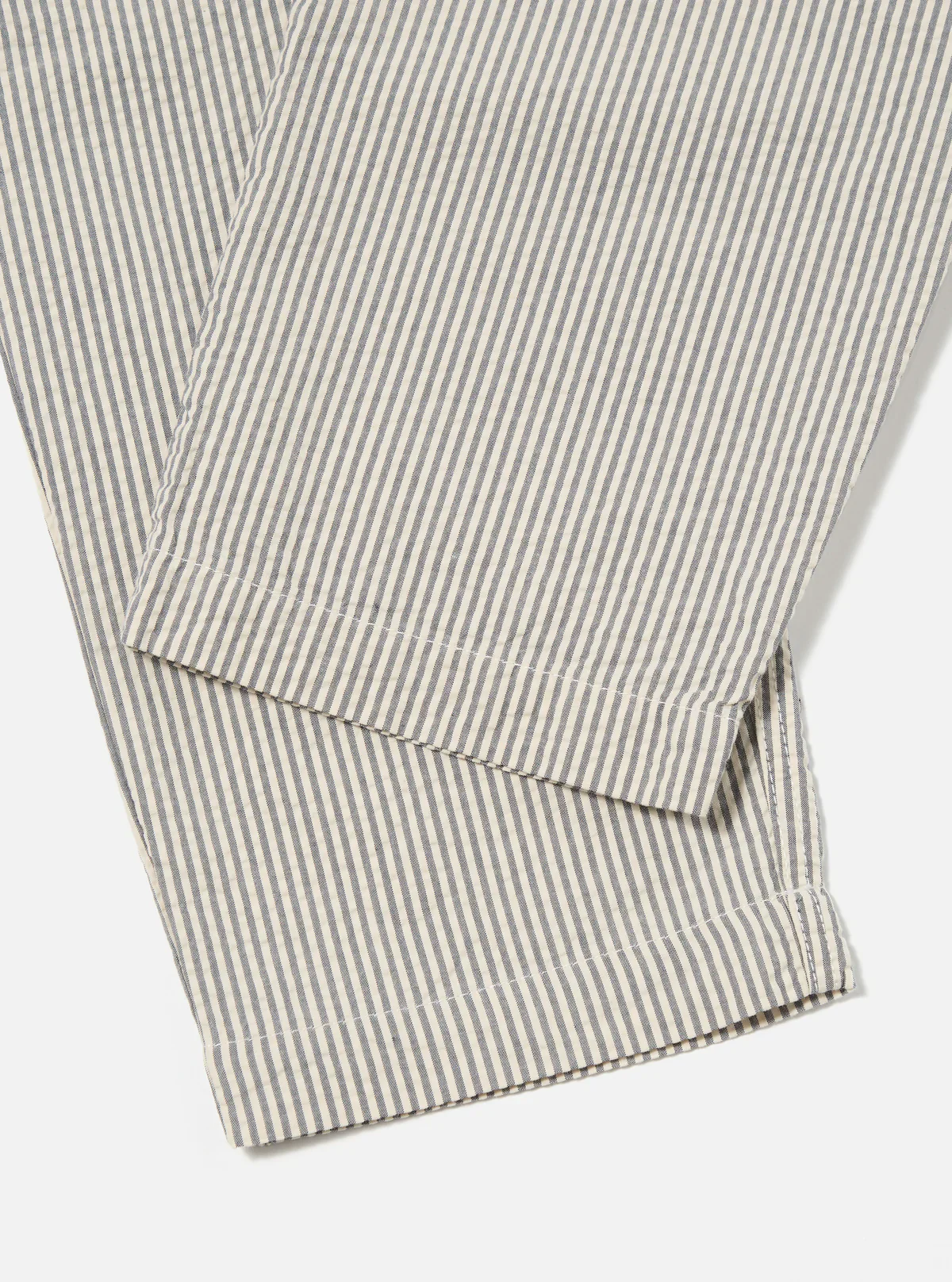 Universal Works - Military Chino in Grey Derby Stripe - Image 5