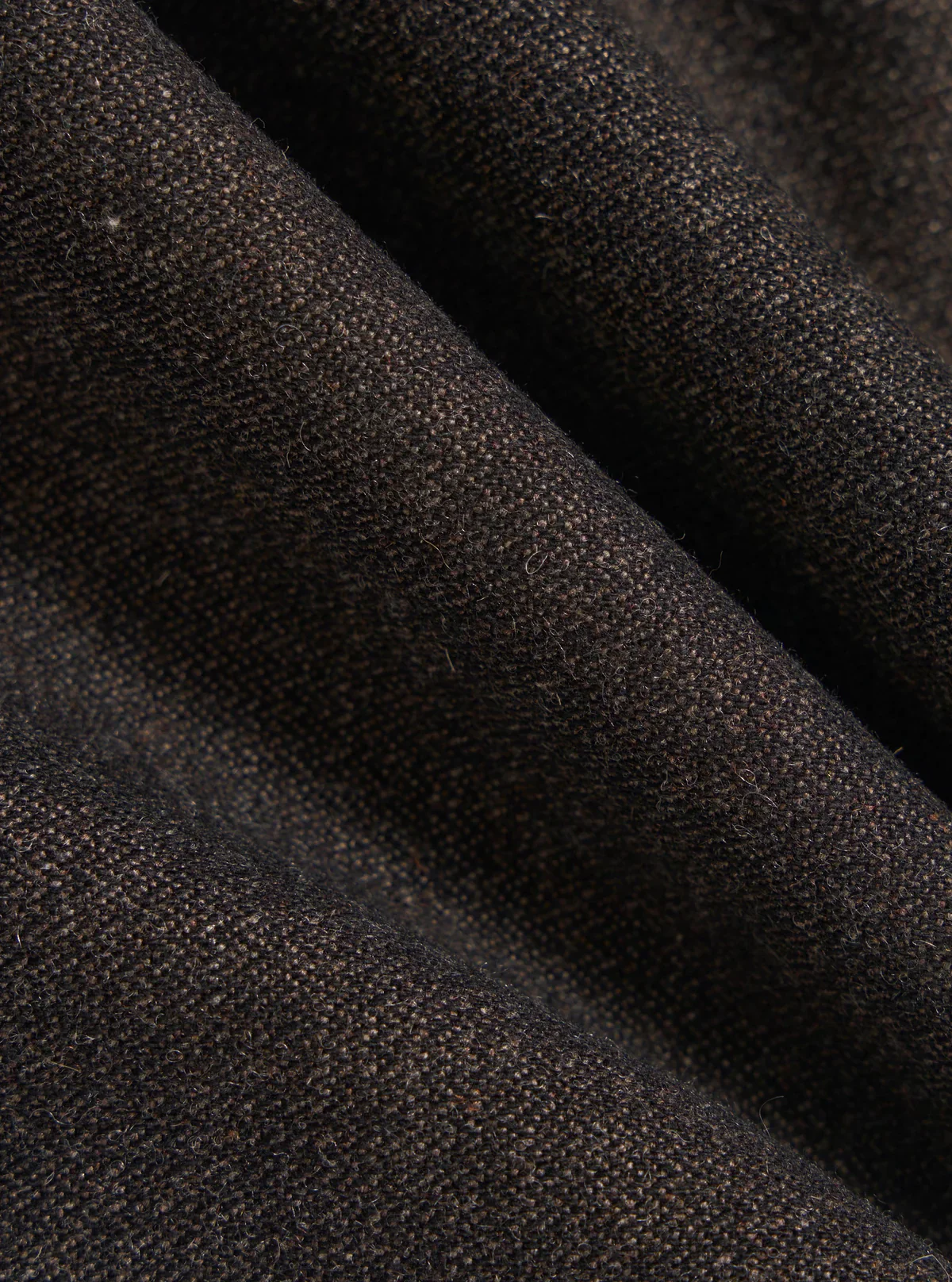 Universal Works - Pleated Track Pant in Brown Upcycled Italian Tweed - Image 6