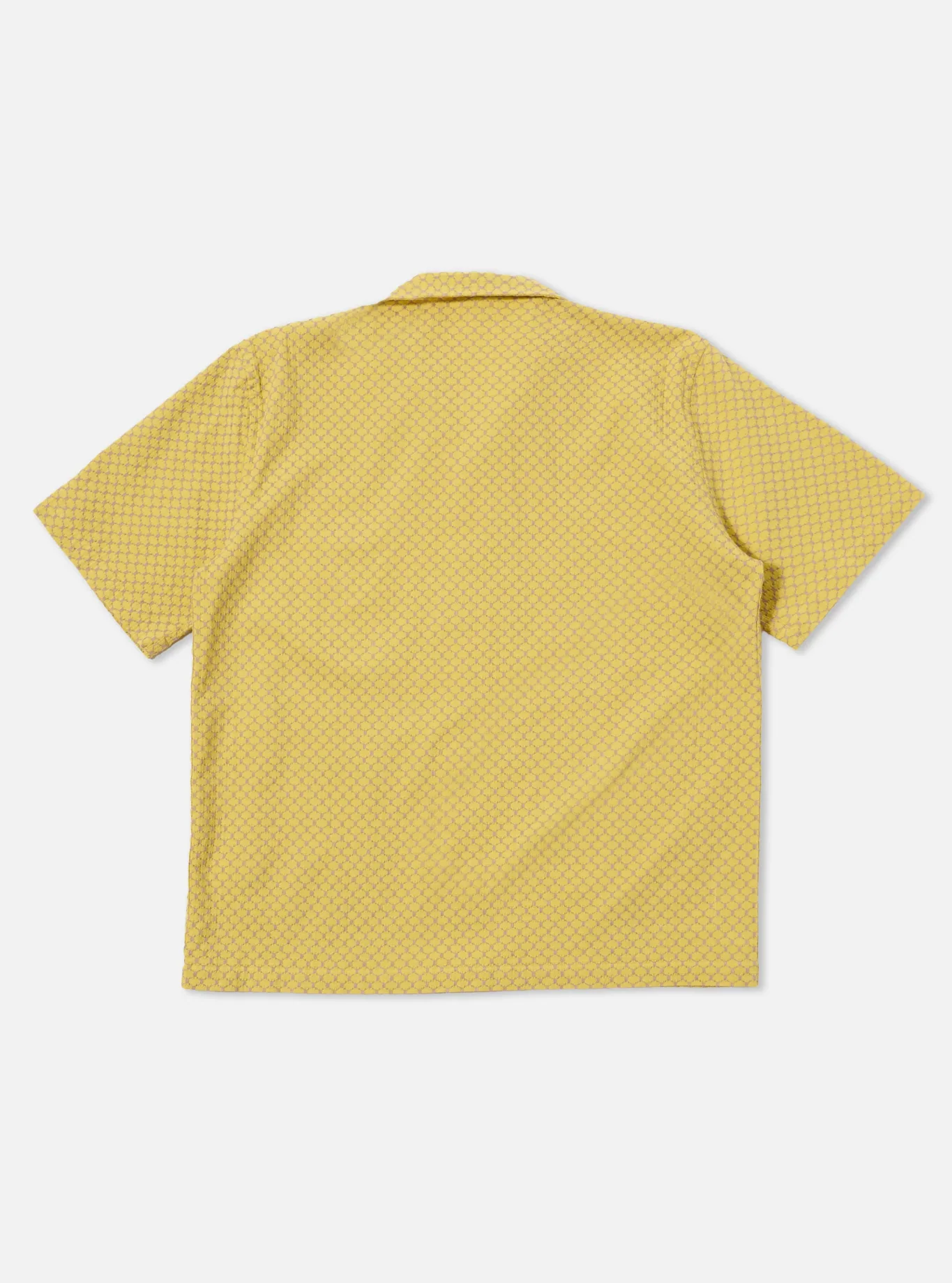 Universal Works - Road Shirt in Yellow Mykonos Cotton - Image 2