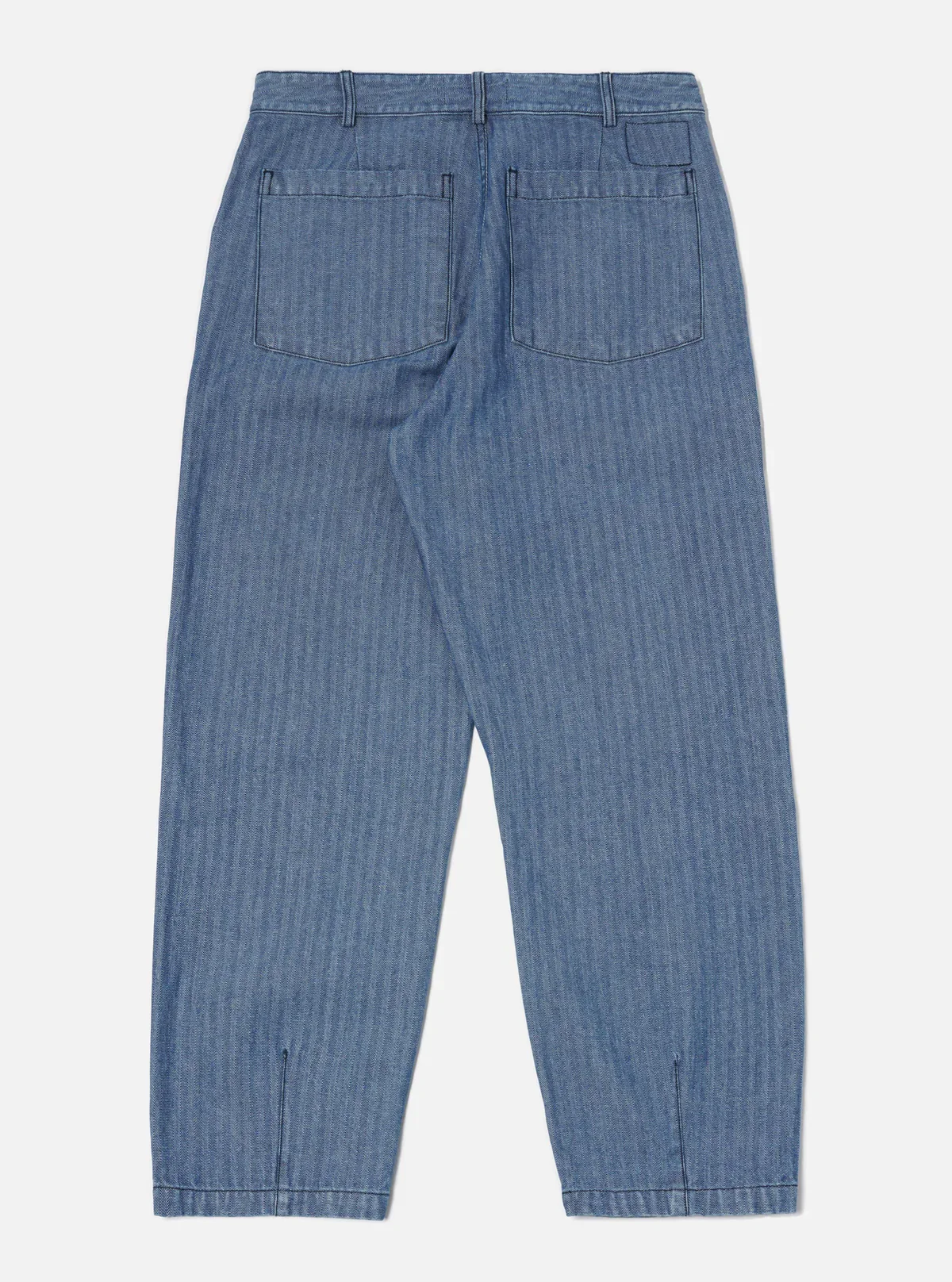 Universal Works - Utility Pant Indigo Denim Herringbone - Image 2