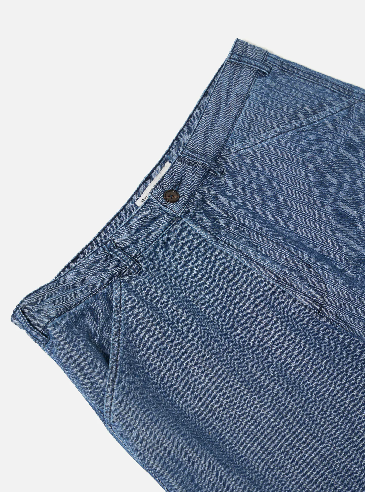 Universal Works - Utility Pant Indigo Denim Herringbone - Image 3