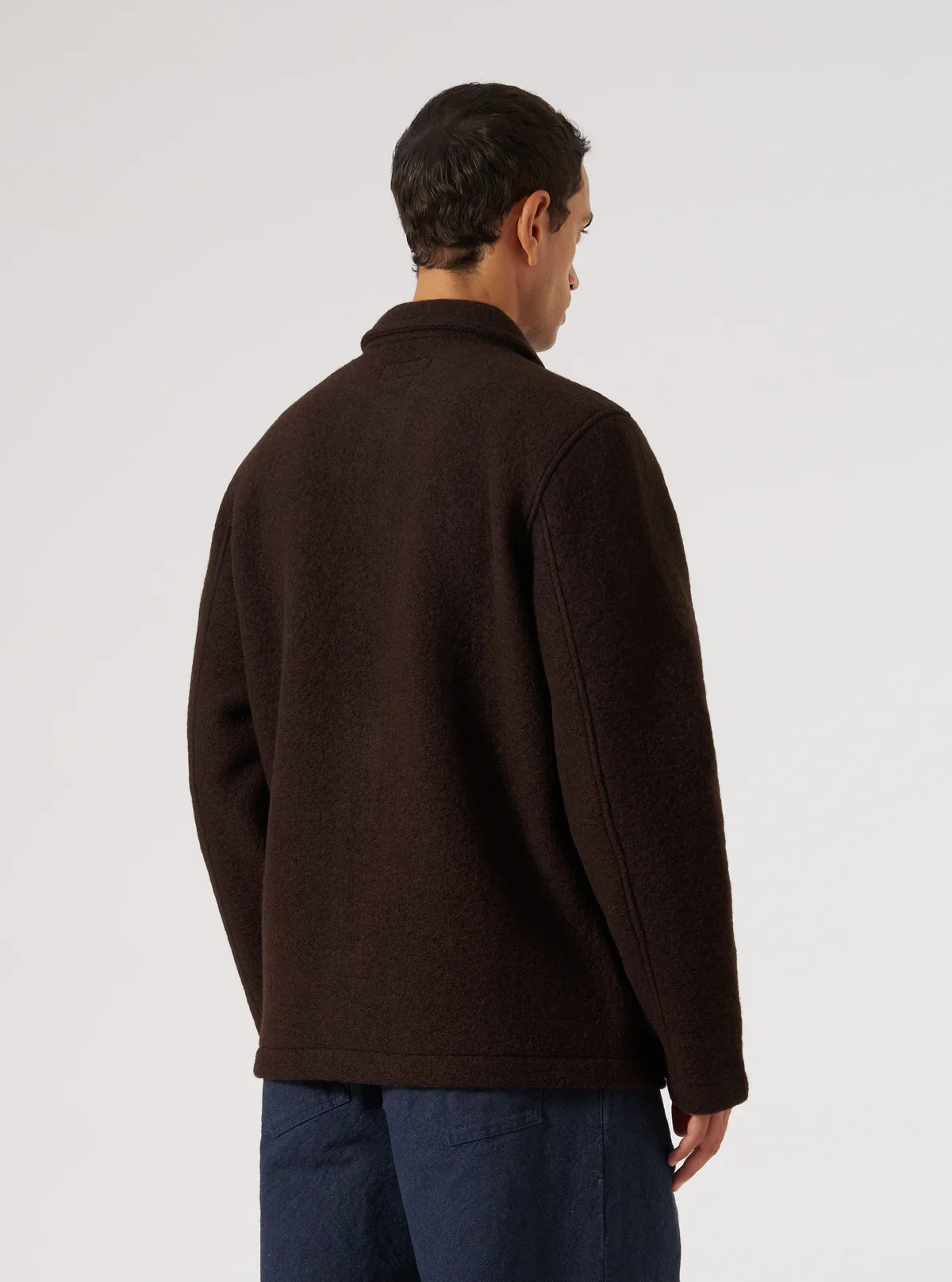Universal Works - Wool Fleece Field Jacket in Brown - Image 8