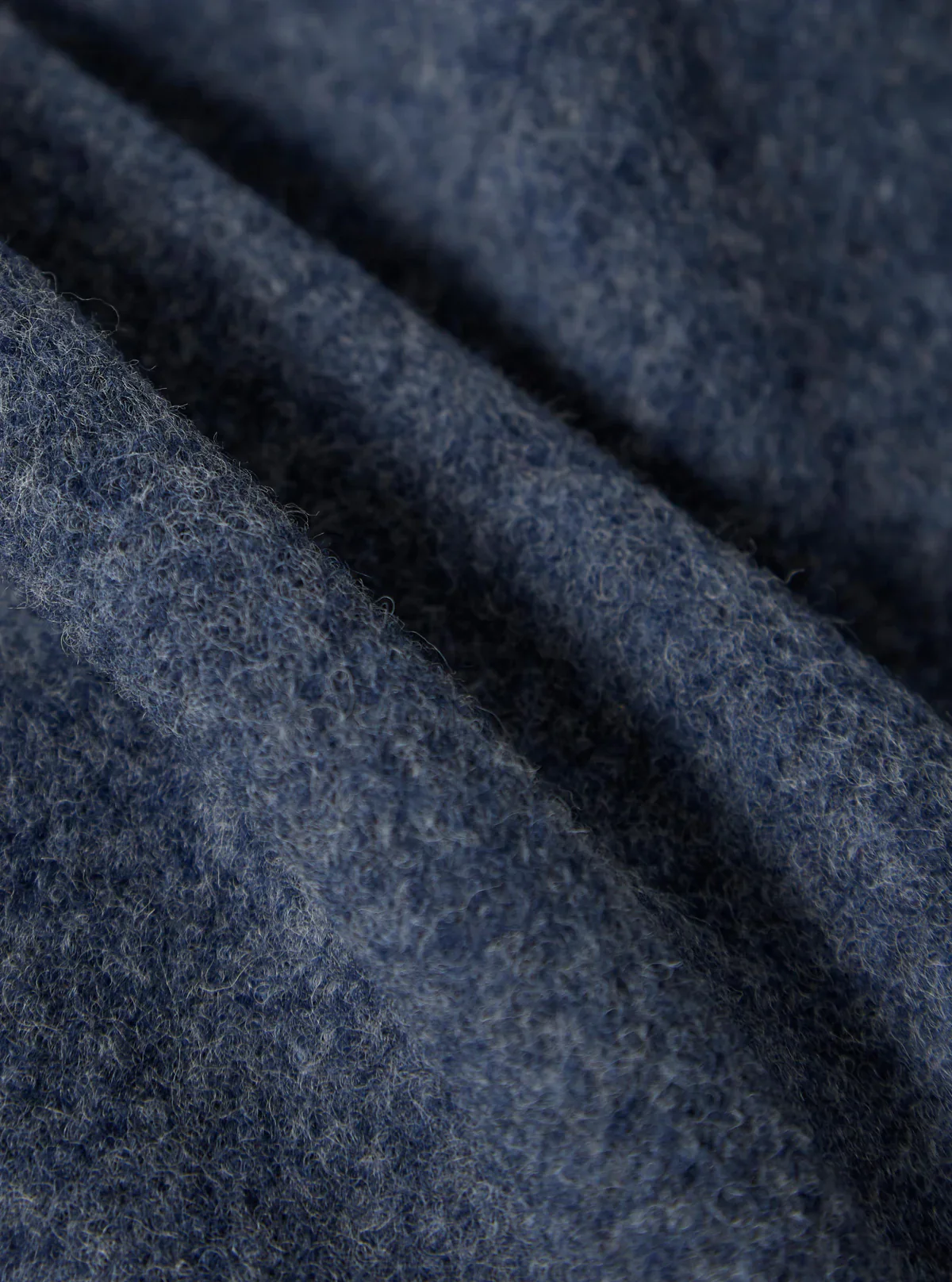 Universal Works - Wool Fleece Field Jacket in Slate Blue - Image 5