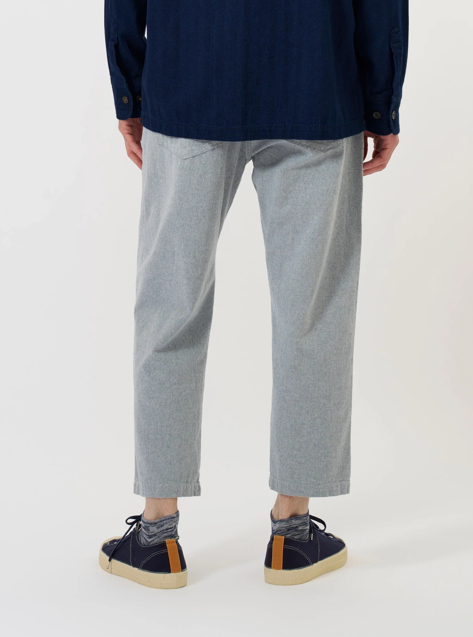 Universal Works - Hi Water Trouser in Light Indigo Jean Cloth Reworked - Image 5