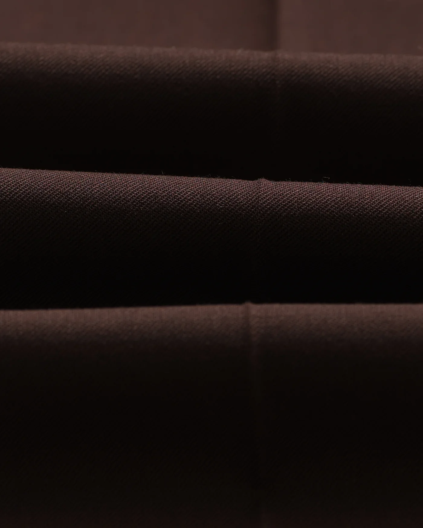 Wax London - Aubyn Dark Brown Wool Blend Twill Pleated Trousers - Image 5