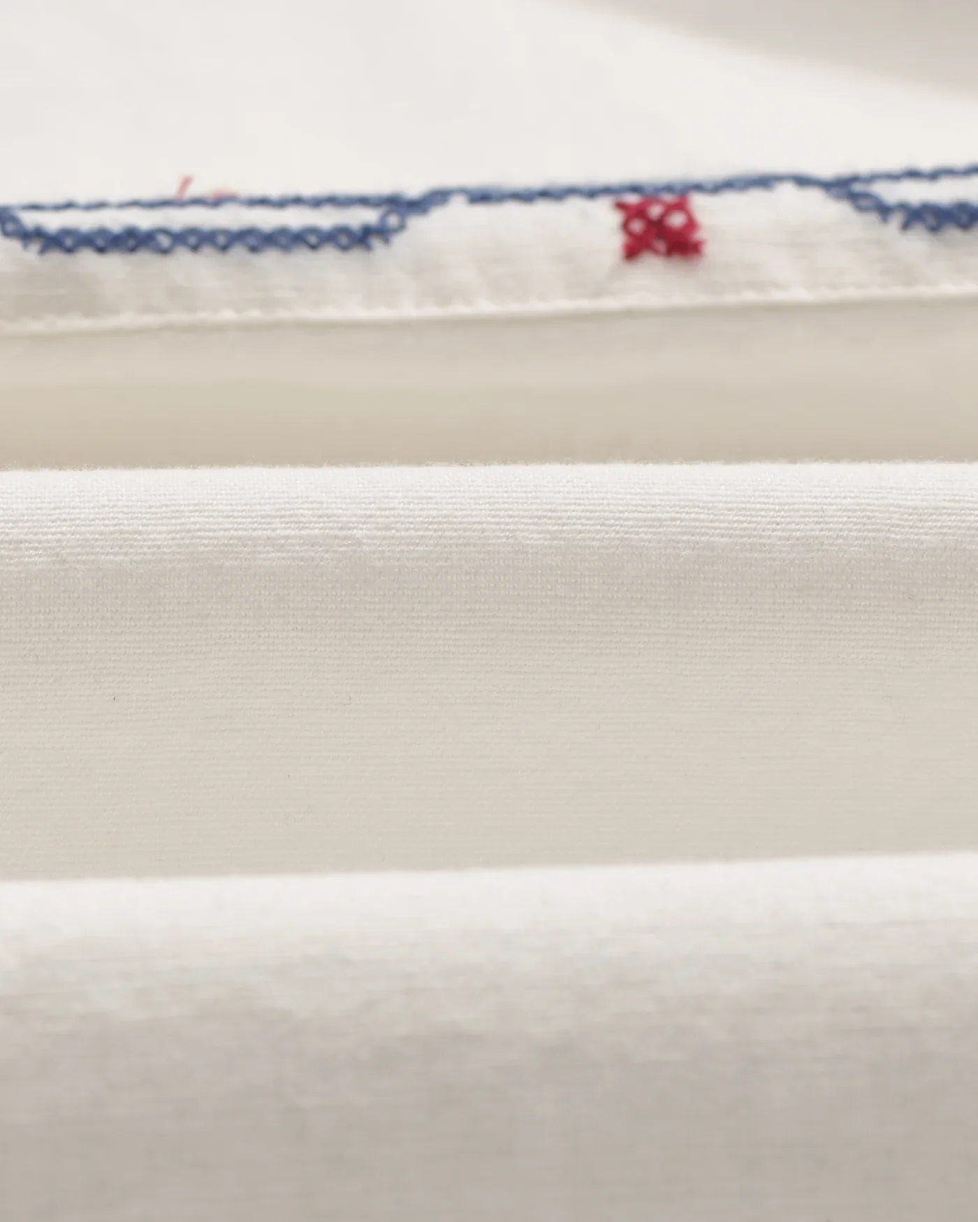 Wax London - Corey Pintuck Border Cotton-Linen Shirt in Ecru - Image 4