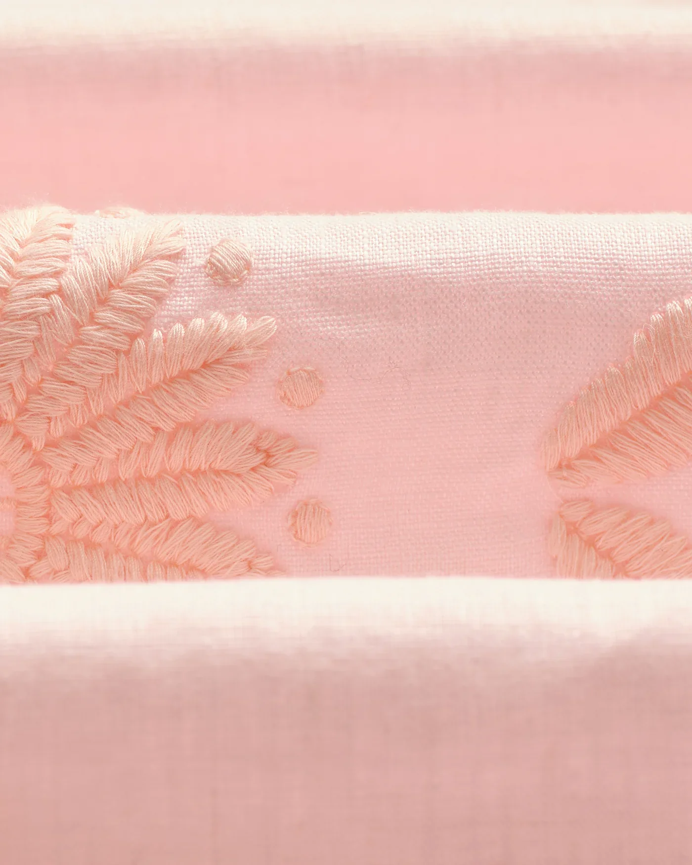 Wax London - Didcot Flower Embroidered Short-Sleeve Shirt in Pink - Image 4