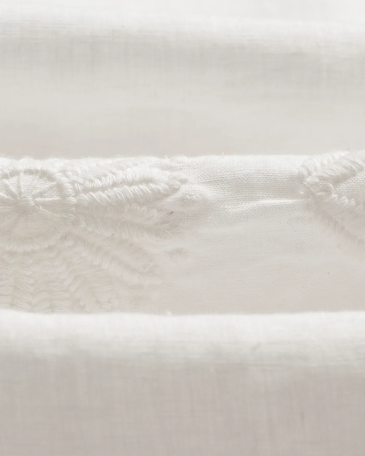 Wax London - Didcot Flower Embroidered Short-Sleeve Shirt in White - Image 3