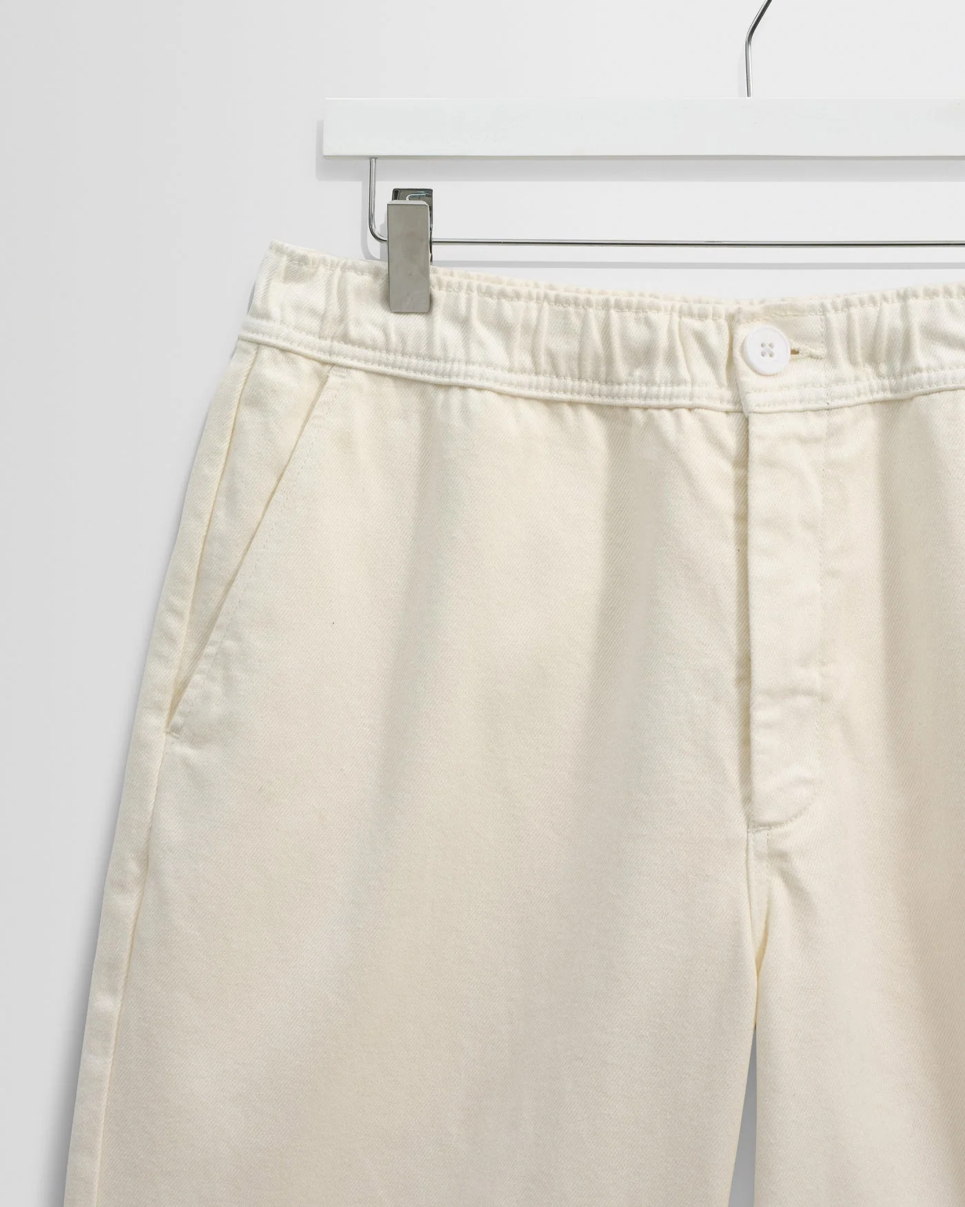 Wax London - Kurt Trouser in Off White Organic Cotton - Image 3
