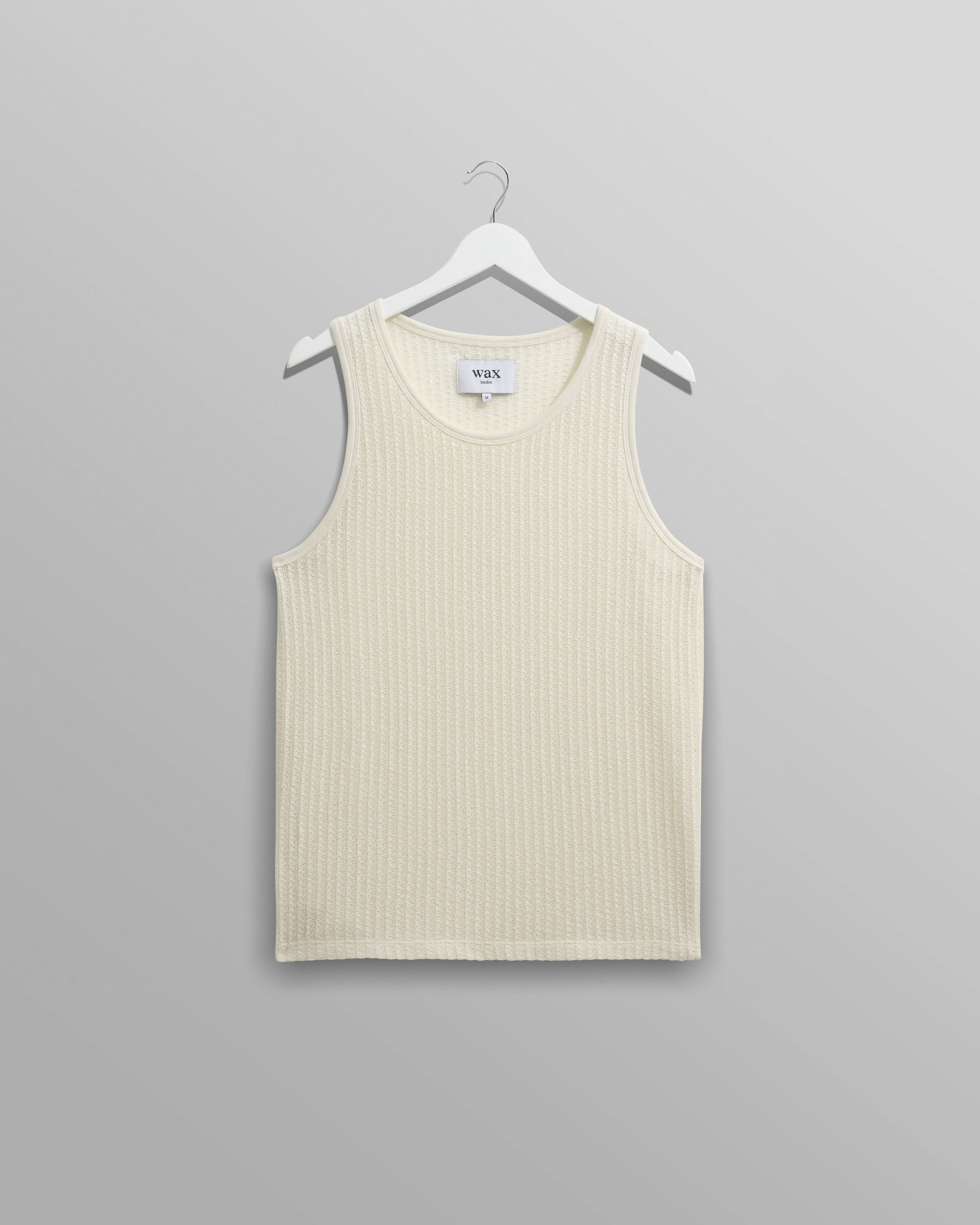 Wax London - Prim Vest in Ecru Jersey Lace