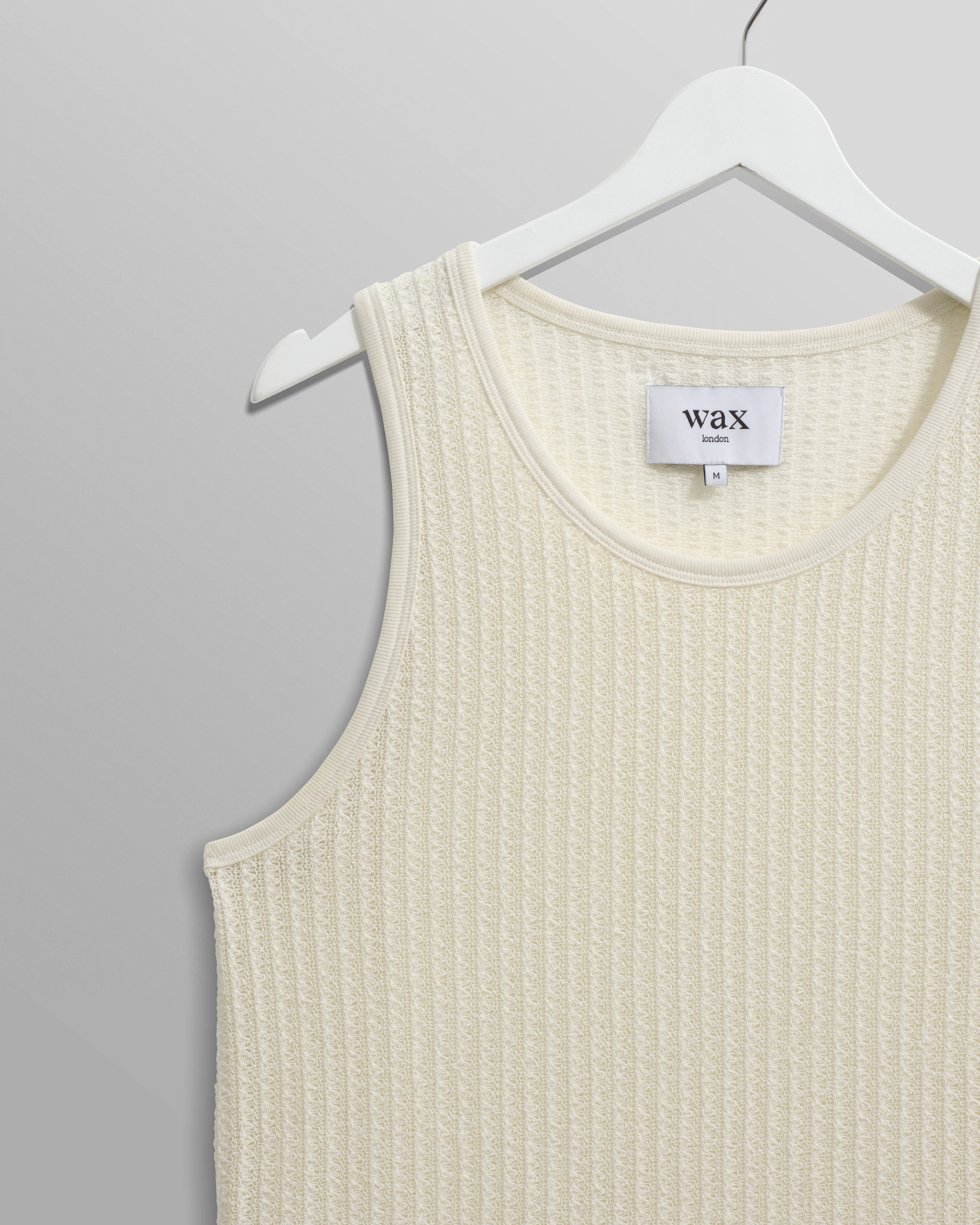 Wax London - Prim Vest in Ecru Jersey Lace - Image 3