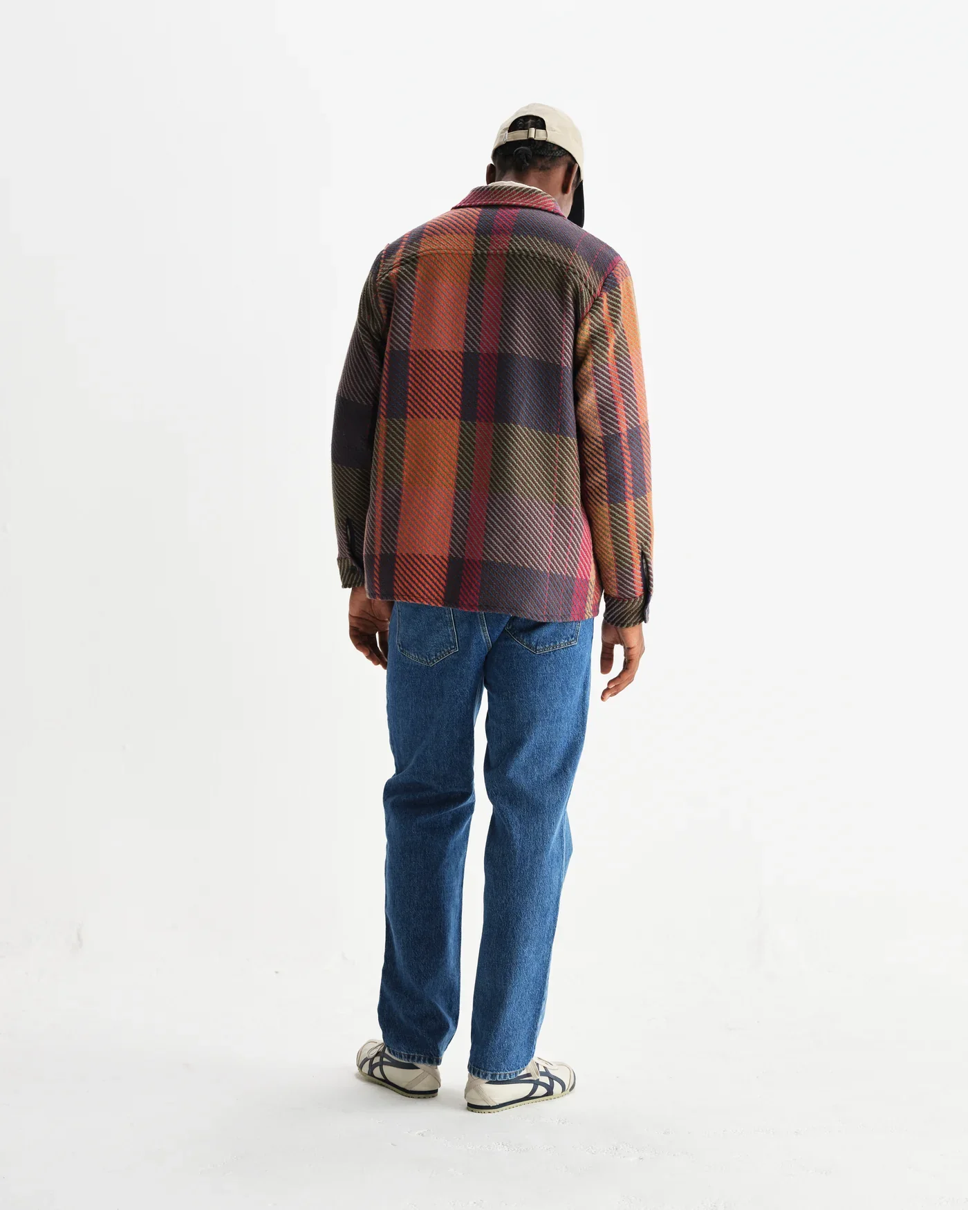 Wax London - Whiting Orange And Multicolour Tempo Check Overshirt - Image 7