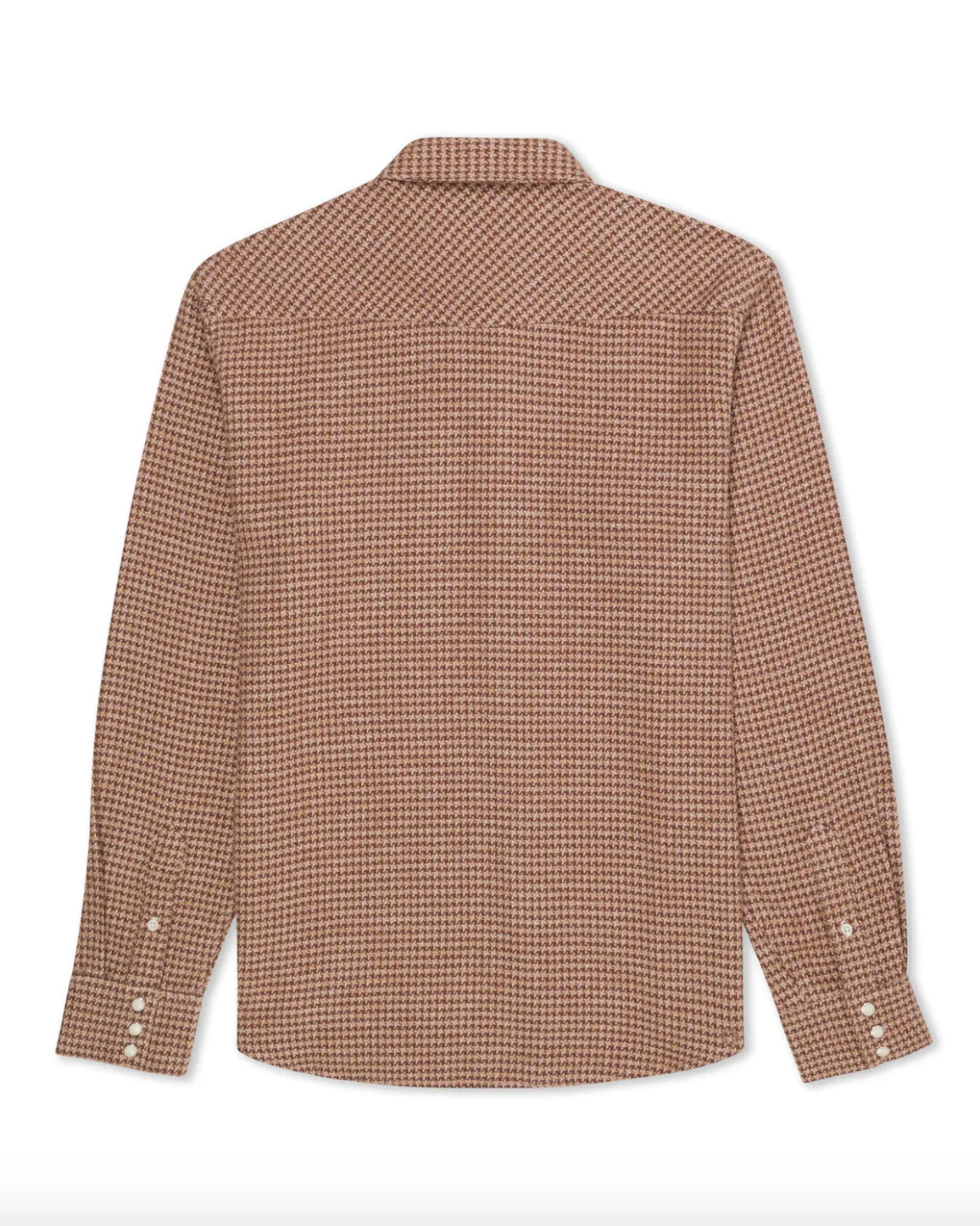 West Major- Houndstooth Flannel Rust - Image 2